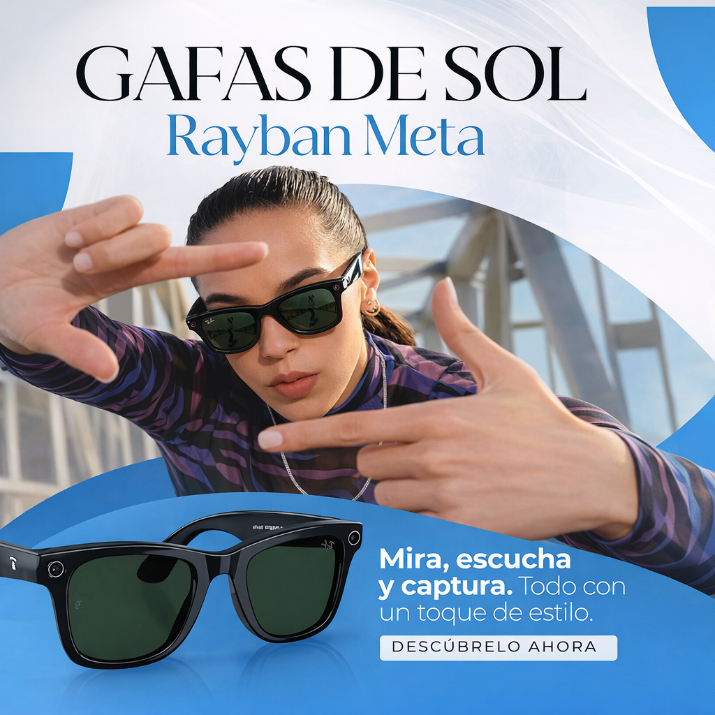 90% DESCUENTO SOLO HOY EN HONDURAS - GAFAS META RAYBAN WAYFARER GEN 2