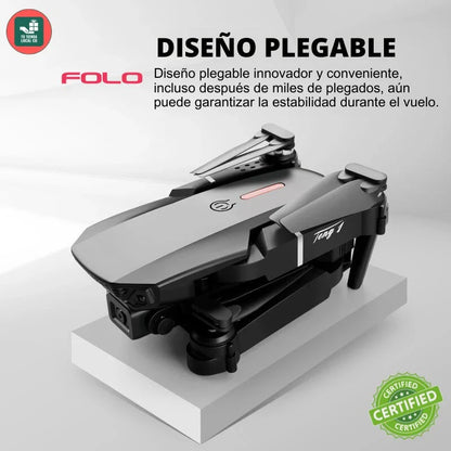 NUEVO DRON 4K W8 PRO MAX 2026 CON INTELIGENCIA ARTIFICIAL + HELICES DE RESPUESTO EXTRA