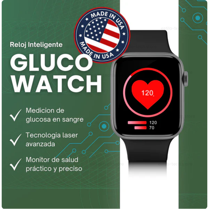 GLUCOWATCH INTELIGENTE + 7 Manillas Regalo 🎁