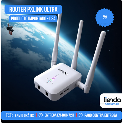 Router PXLink Ultra WiFi 5G SIN MENSUALIDADES - [PRODUCTO IMPORTADO U.S.A]